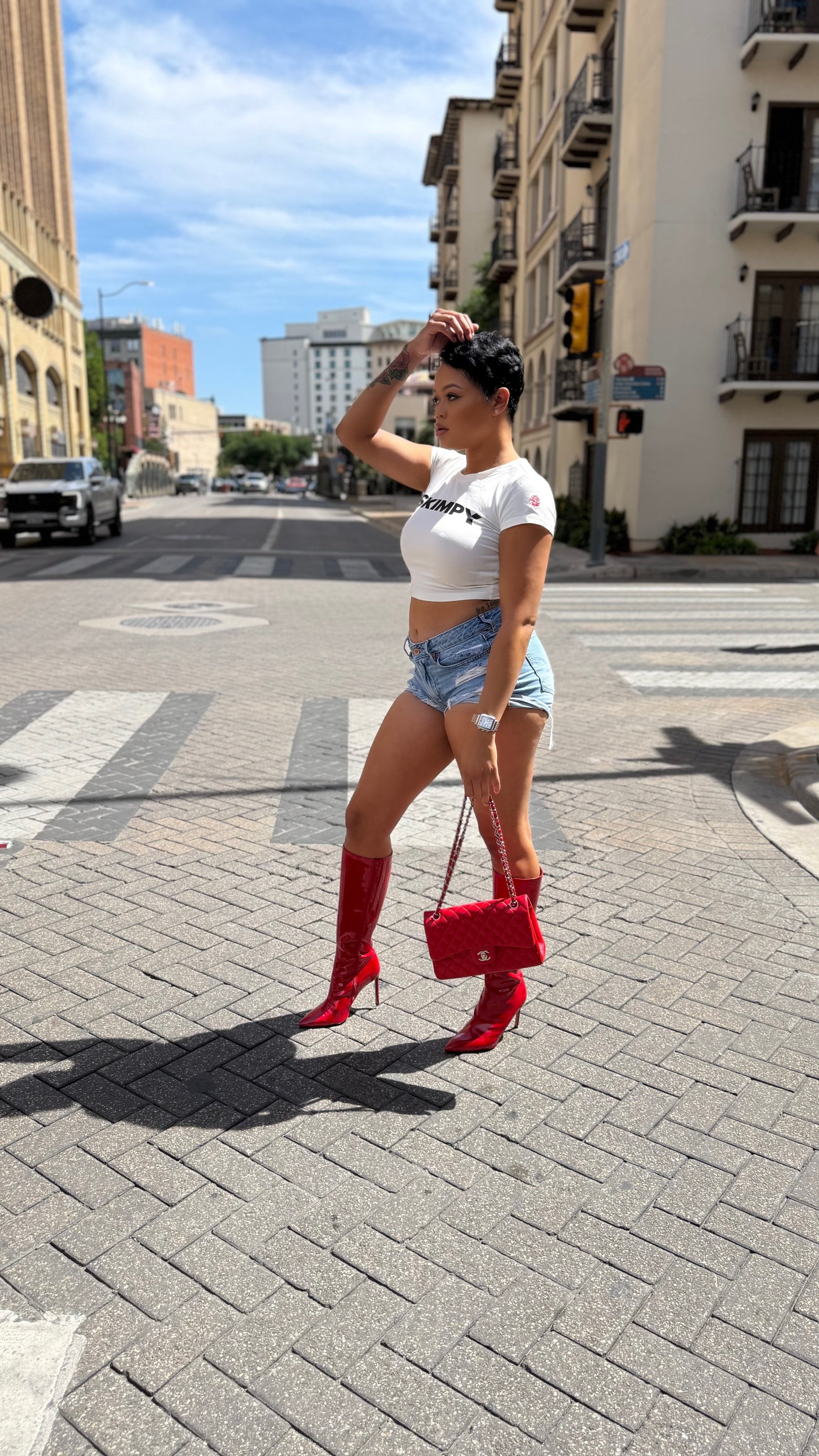 Skimpy Signature Crop Tee