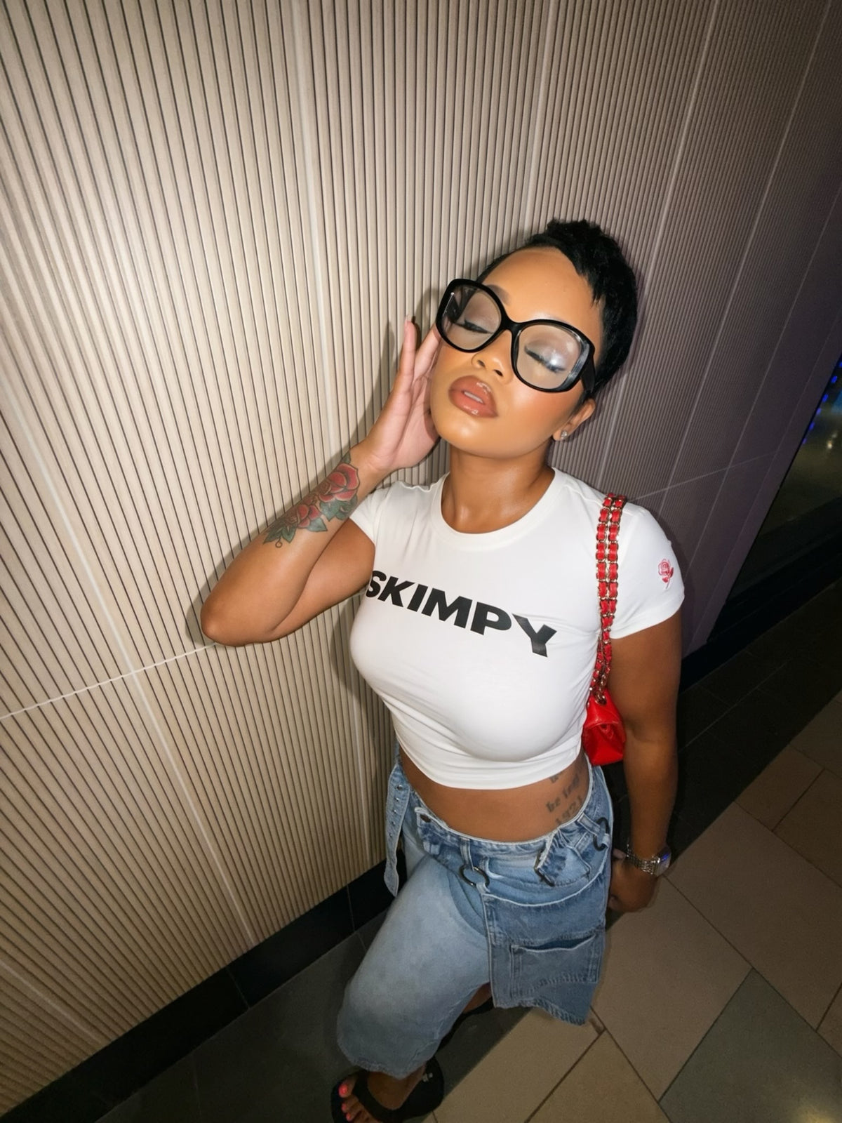 Skimpy Signature Crop Tee