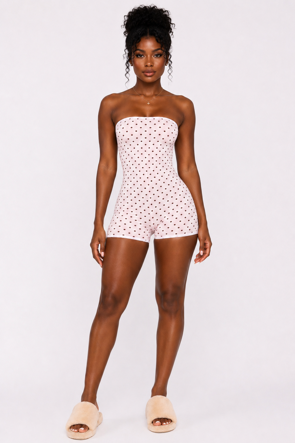 Strawberry Cream Romper